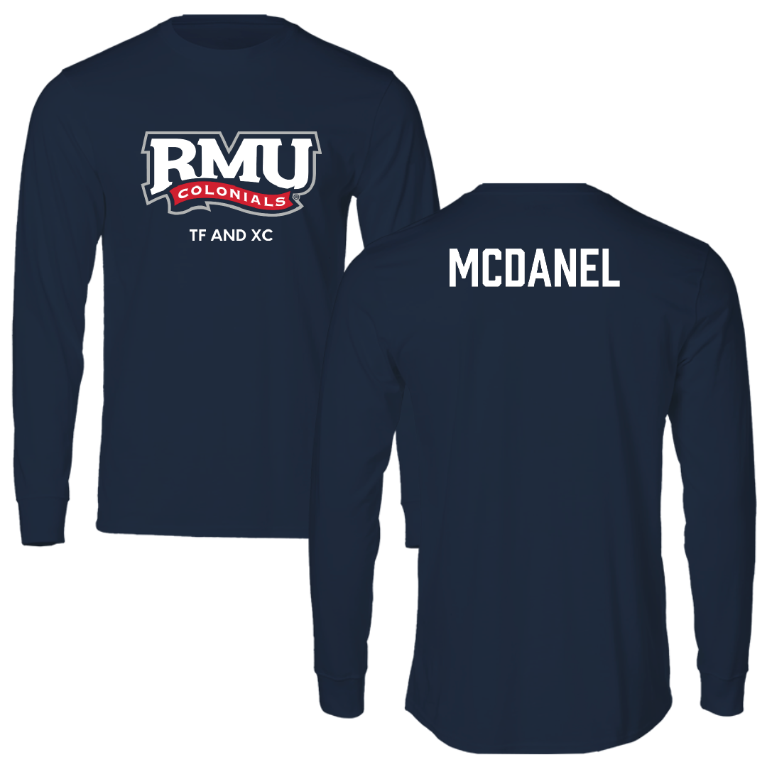 Robert Morris University TF and XC Navy RMU Performance Long Sleeve - Hannah McDanel