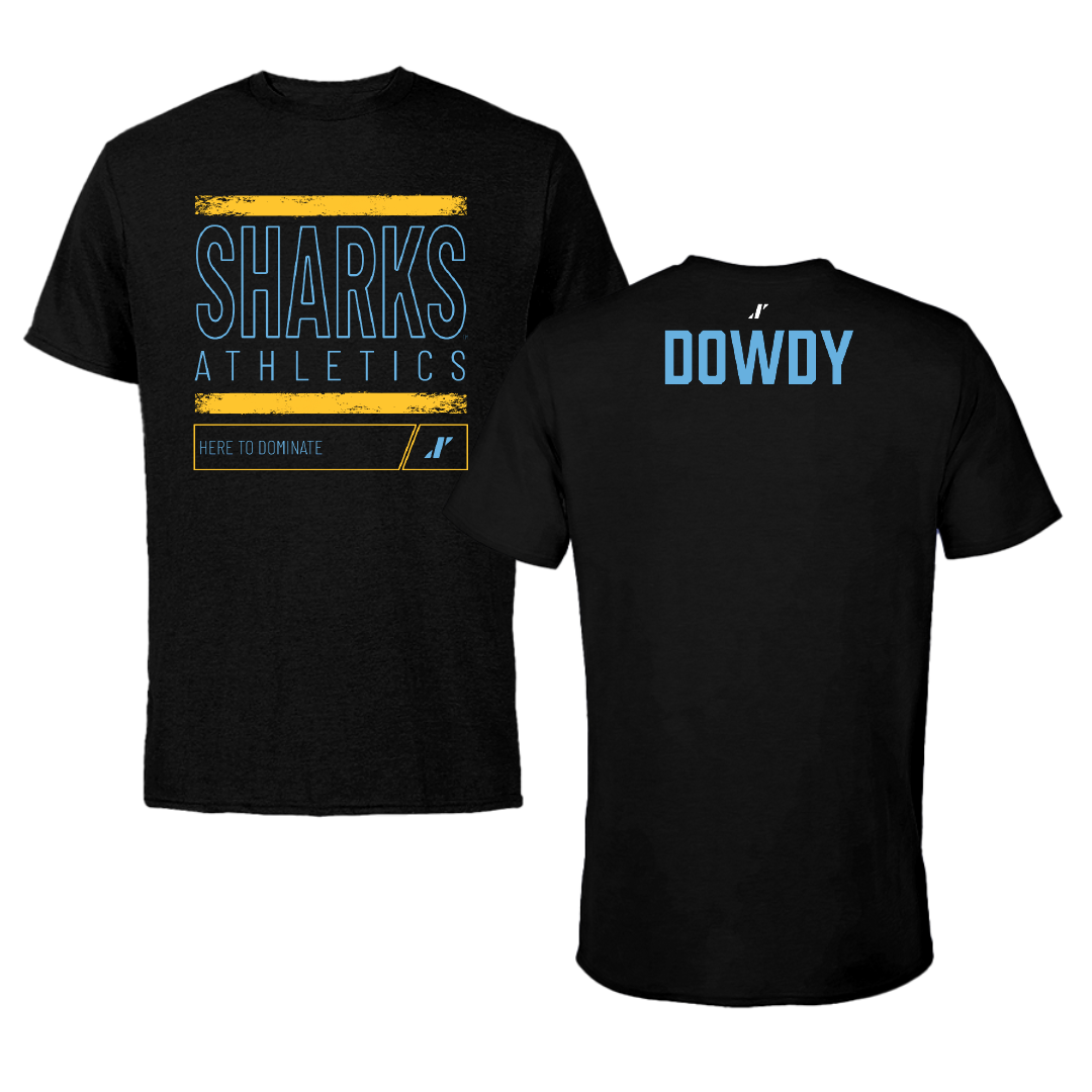 Long Island University Basketball Black Dominate Performance Tee - Amaya Dowdy