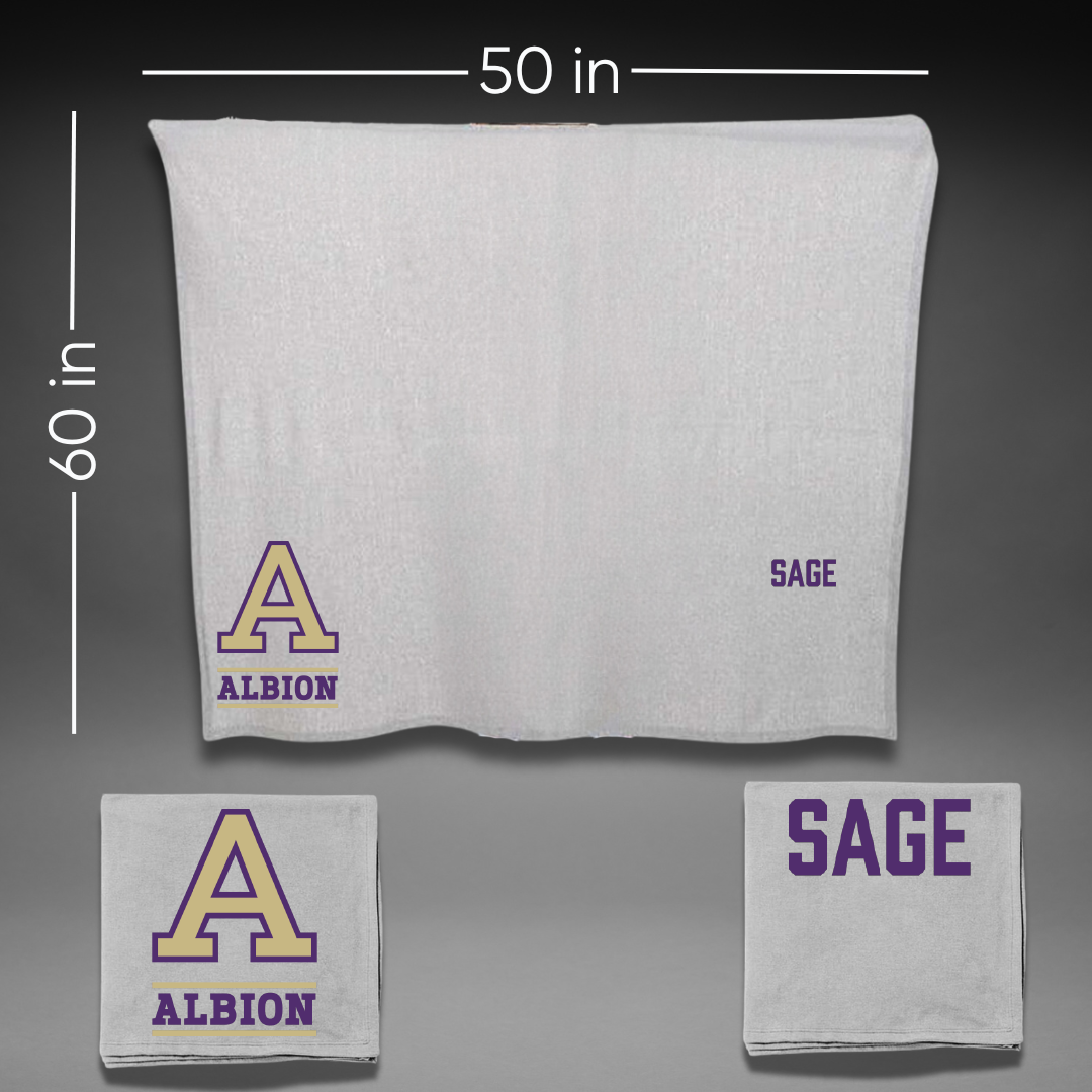 Albion College Golf (W) Gray Blanket - Peyton Sage