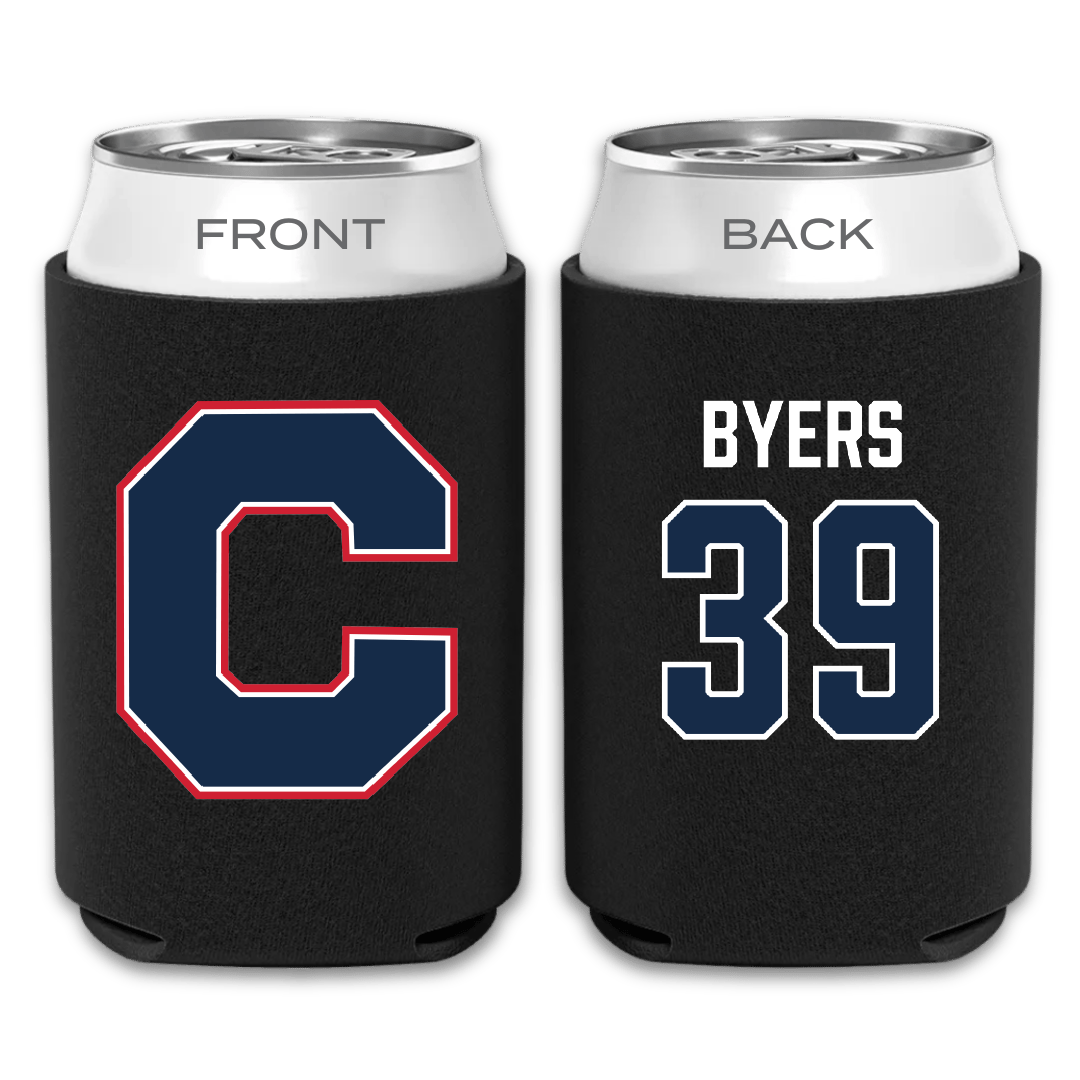 Catawba College Lacrosse (M) Black Can Cooler - #39 Jackson Byers