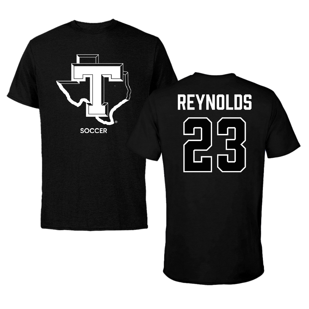 Tarleton State University Soccer (W) Black Tee - #23 Stevie Reynolds