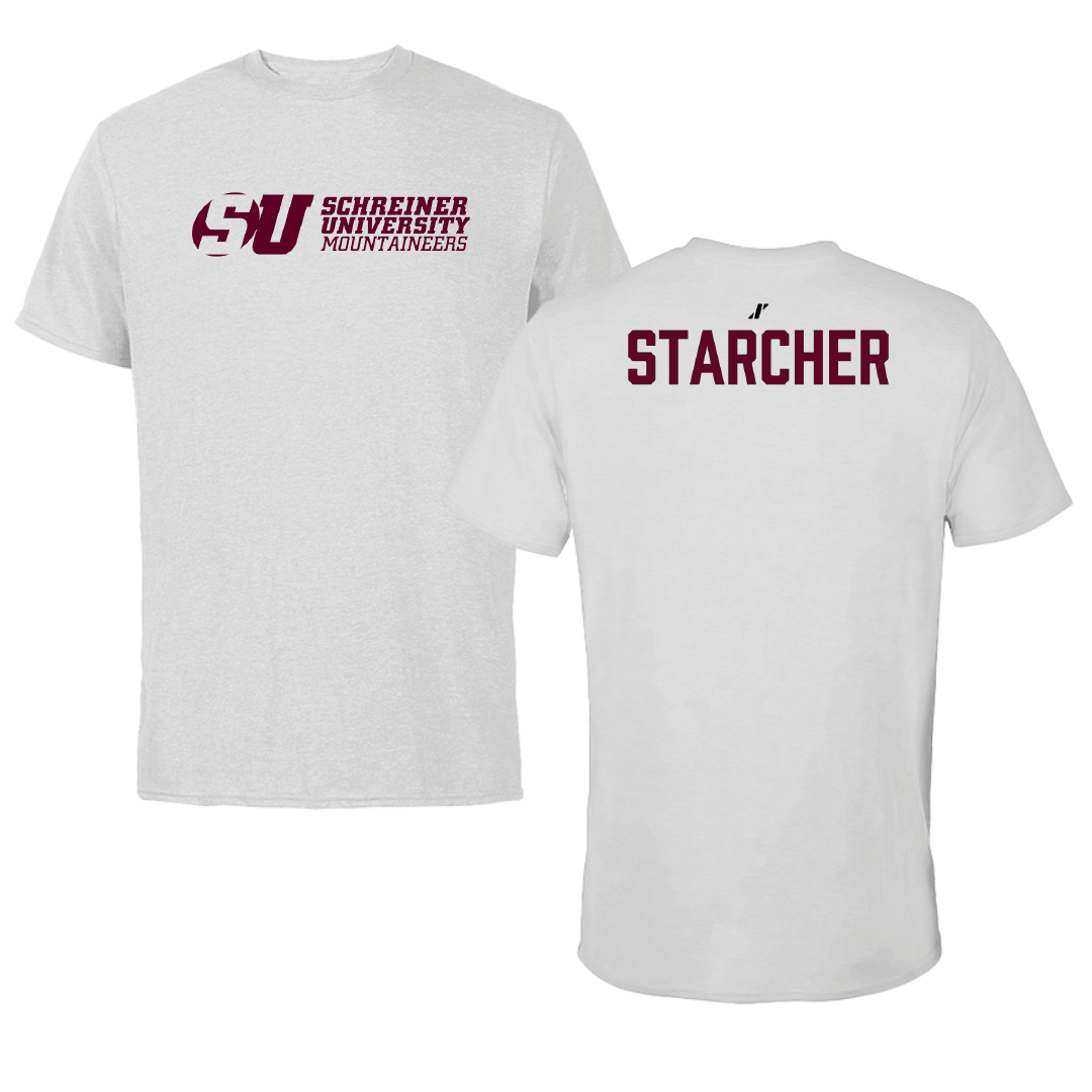 Schreiner University Wrestling (W) Light Gray Performance Tee - Svala Starcher