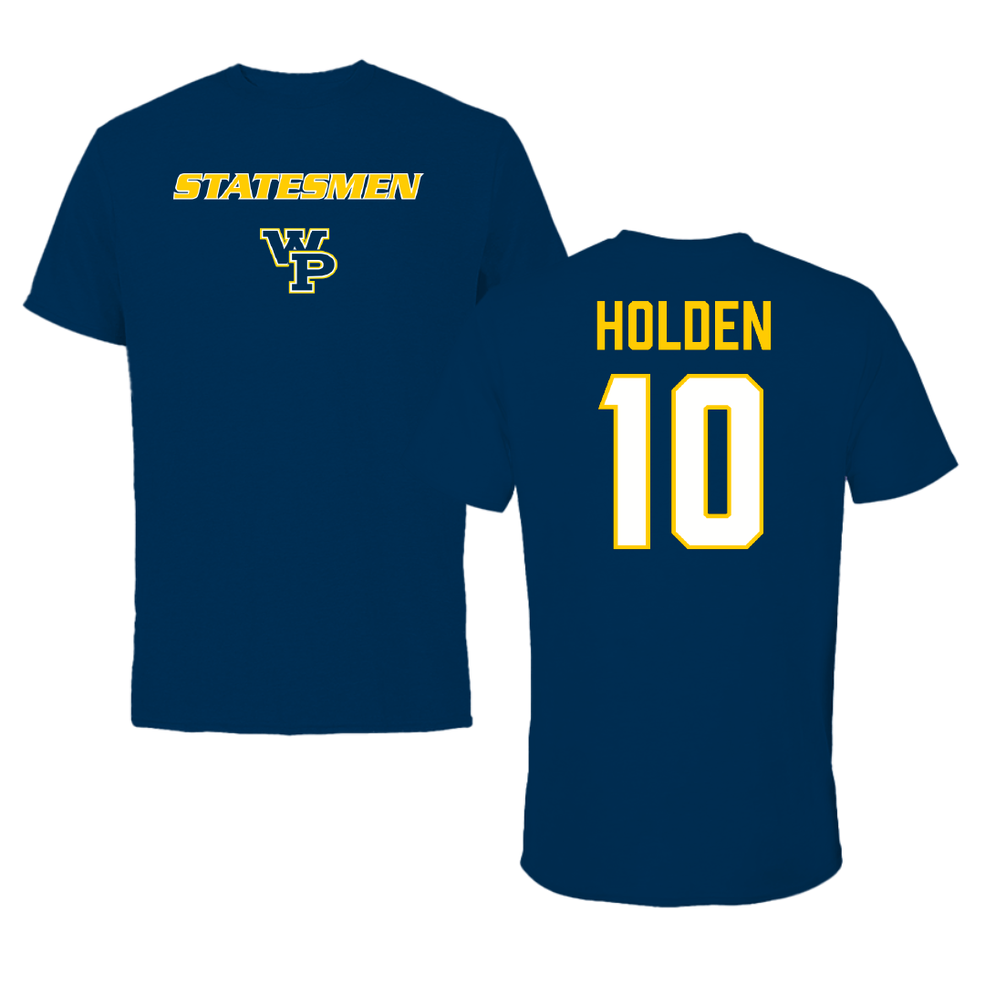 William Penn University Lacrosse (M) Navy Performance Tee - #10 Carter Holden