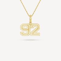 Gold Presidents Pendant and Chain - #92 Sanplice Simien