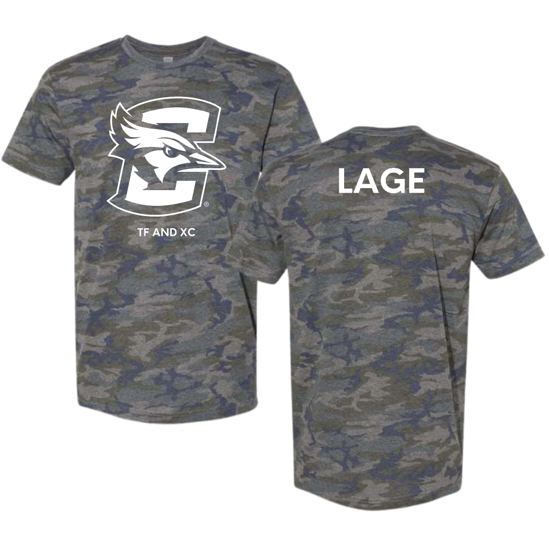 Creighton University TF and XC Vintage Camo Tee - Madeline Lage
