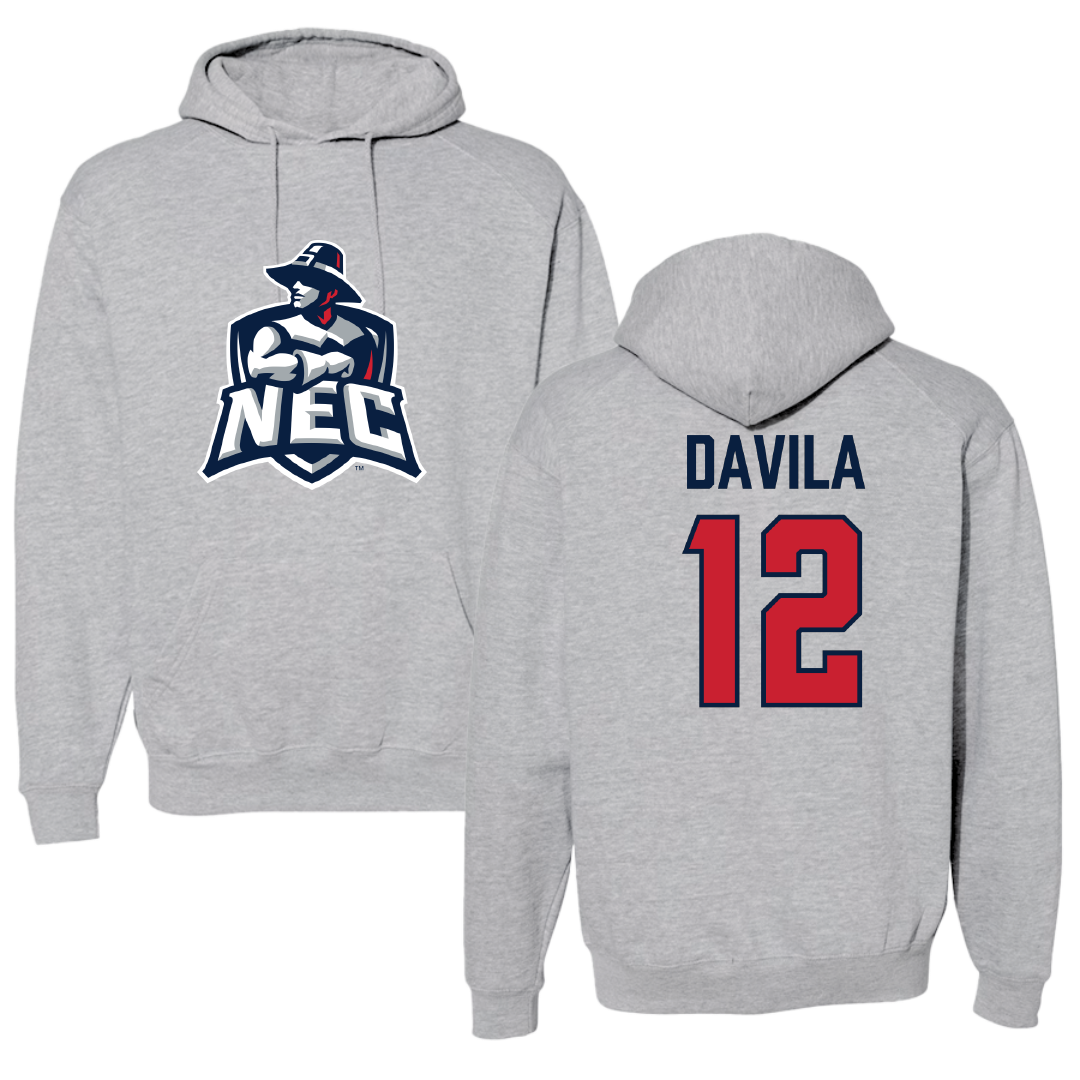 New England College Basketball (W) Sport Gray Hoodie - #12 Amanda Davila