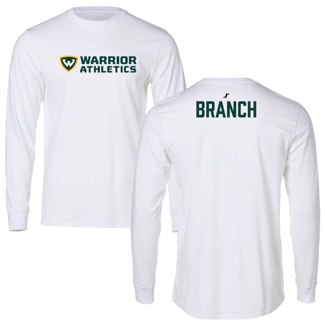 Wayne State University (Michigan) Cheer White Performance Long Sleeve - Bella Branch