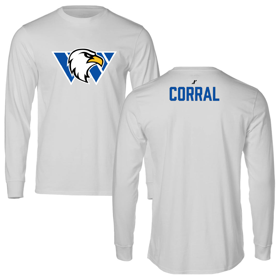Williams Baptist University Wrestling (M) Light Gray Long Sleeve - Roman Corral
