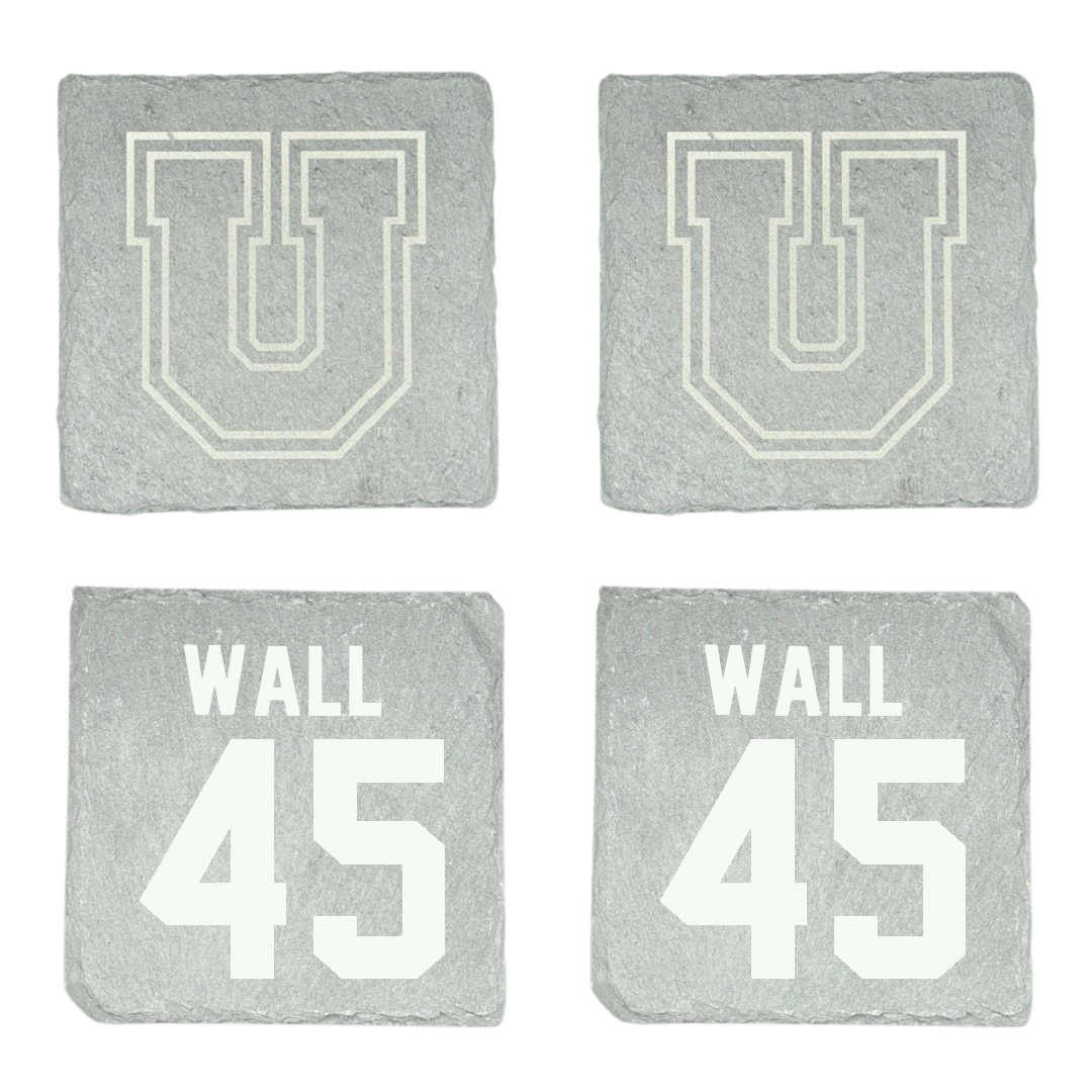 Union College Lacrosse Stone Coaster (4 Pack)  - #45 Mike Wall
