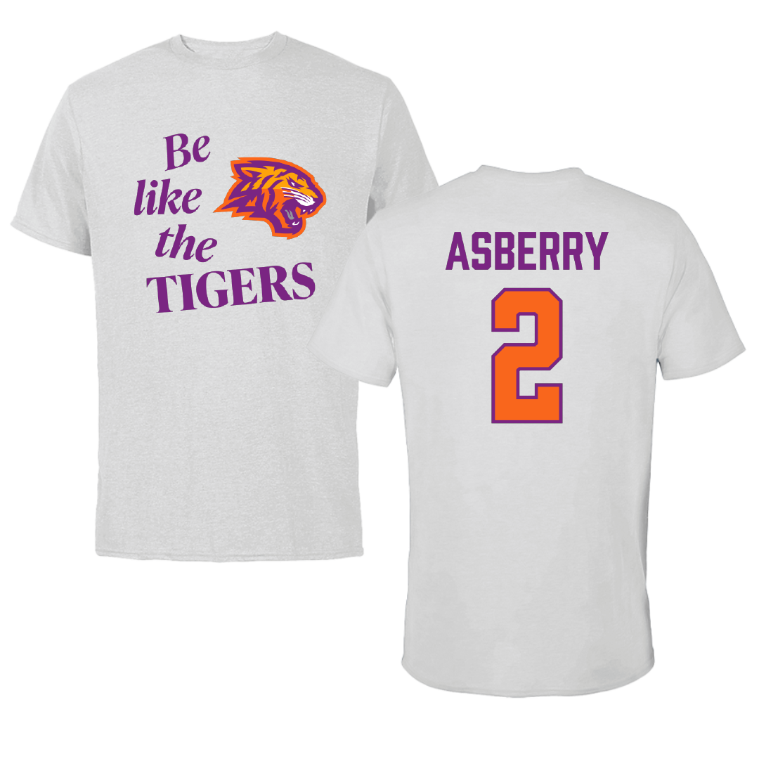 Edward Waters University Basketball (W) Light Gray Be Like Us Tee - #2 Kaylynn Asberry