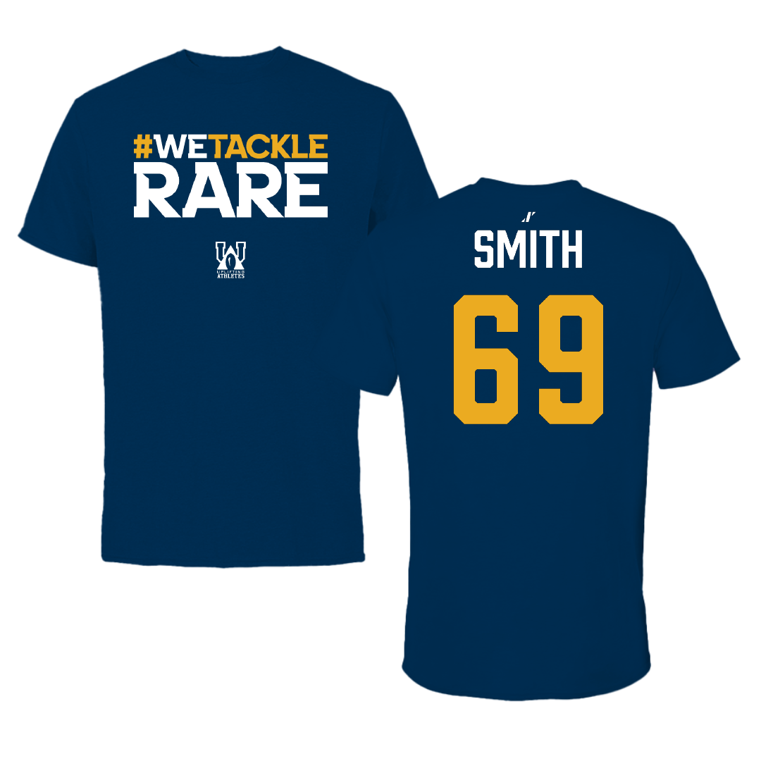 Football Navy Uplifting Athletes Tee - #69 Braylon Smith