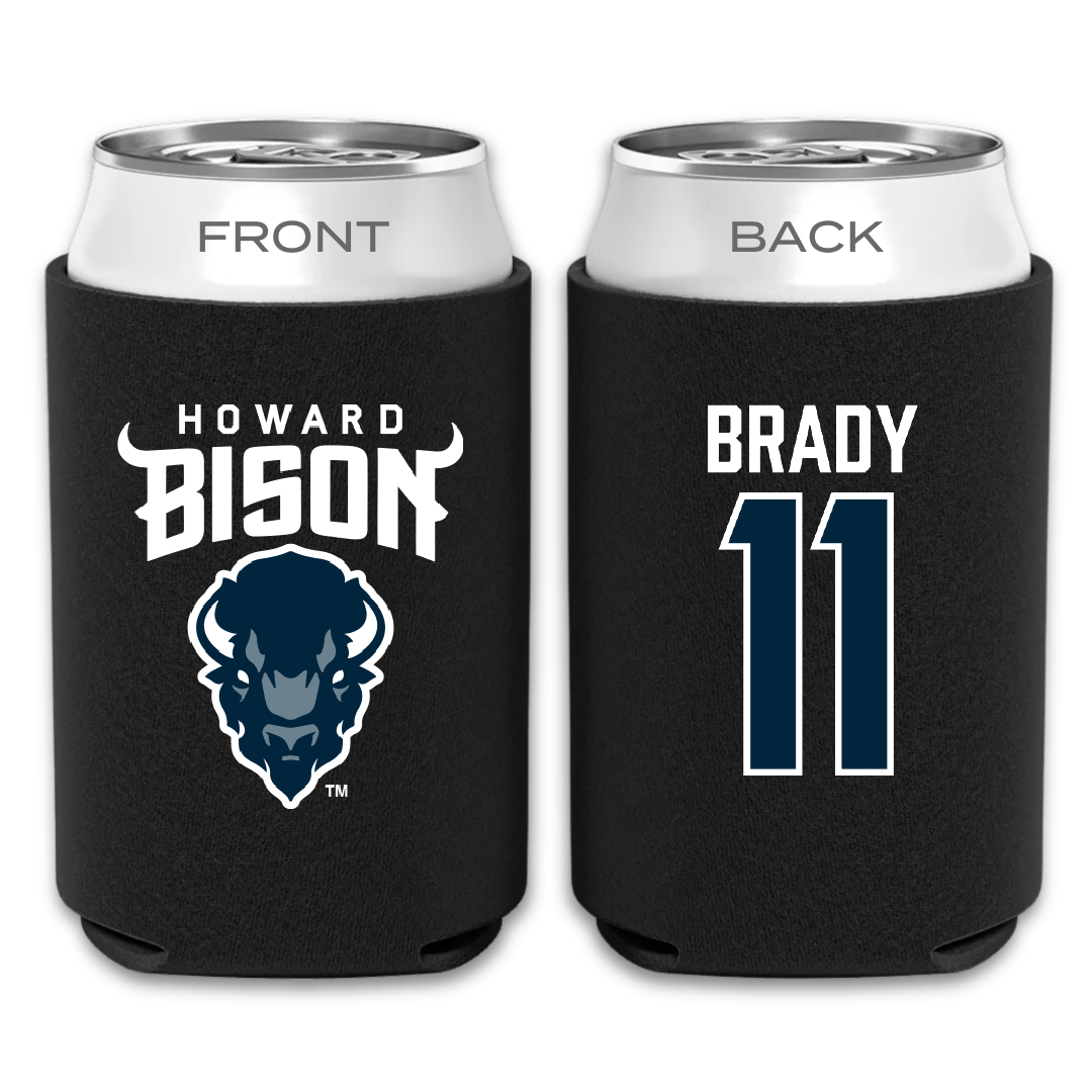Howard University Soccer Black Can Cooler - #11 Saliyah Brady