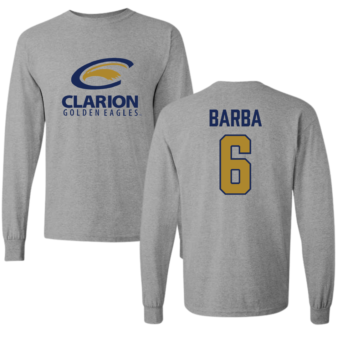 PennWest Clarion Soccer Sport Gray Long Sleeve - #6 Sofia Barba