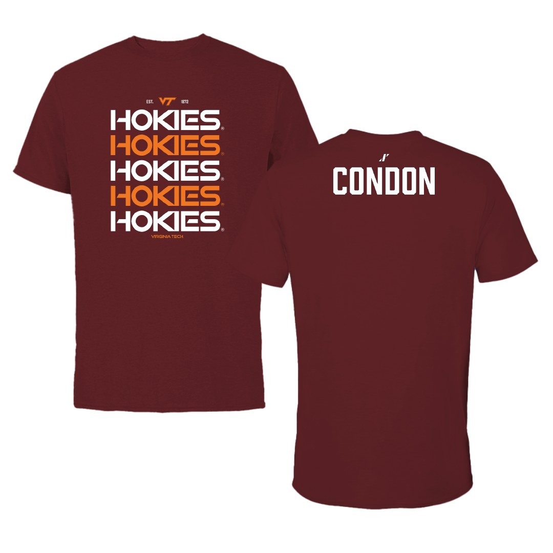 Virginia Tech Dance Maroon General Performance Tee - Siobhan Condon
