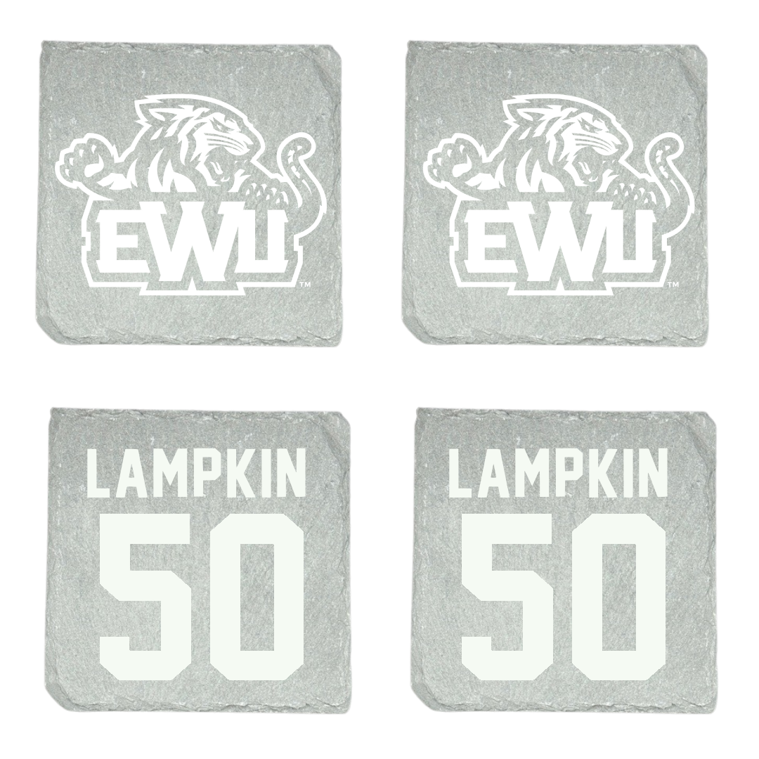 Edward Waters University Football Stone Coaster (4 Pack)  - #50 Dylan Lampkin