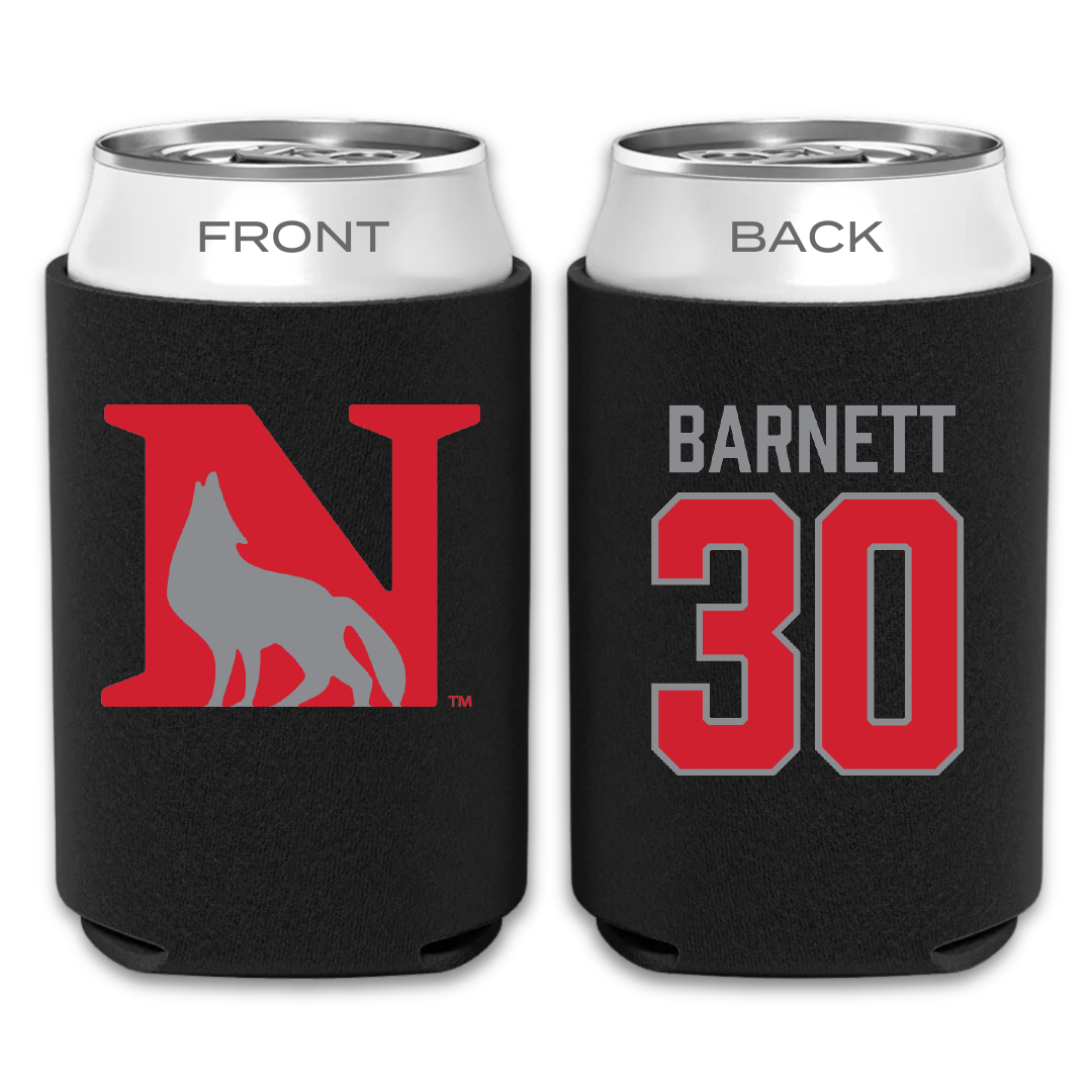 Newberry College Lacrosse Black Can Cooler - #30 Cullen Barnett