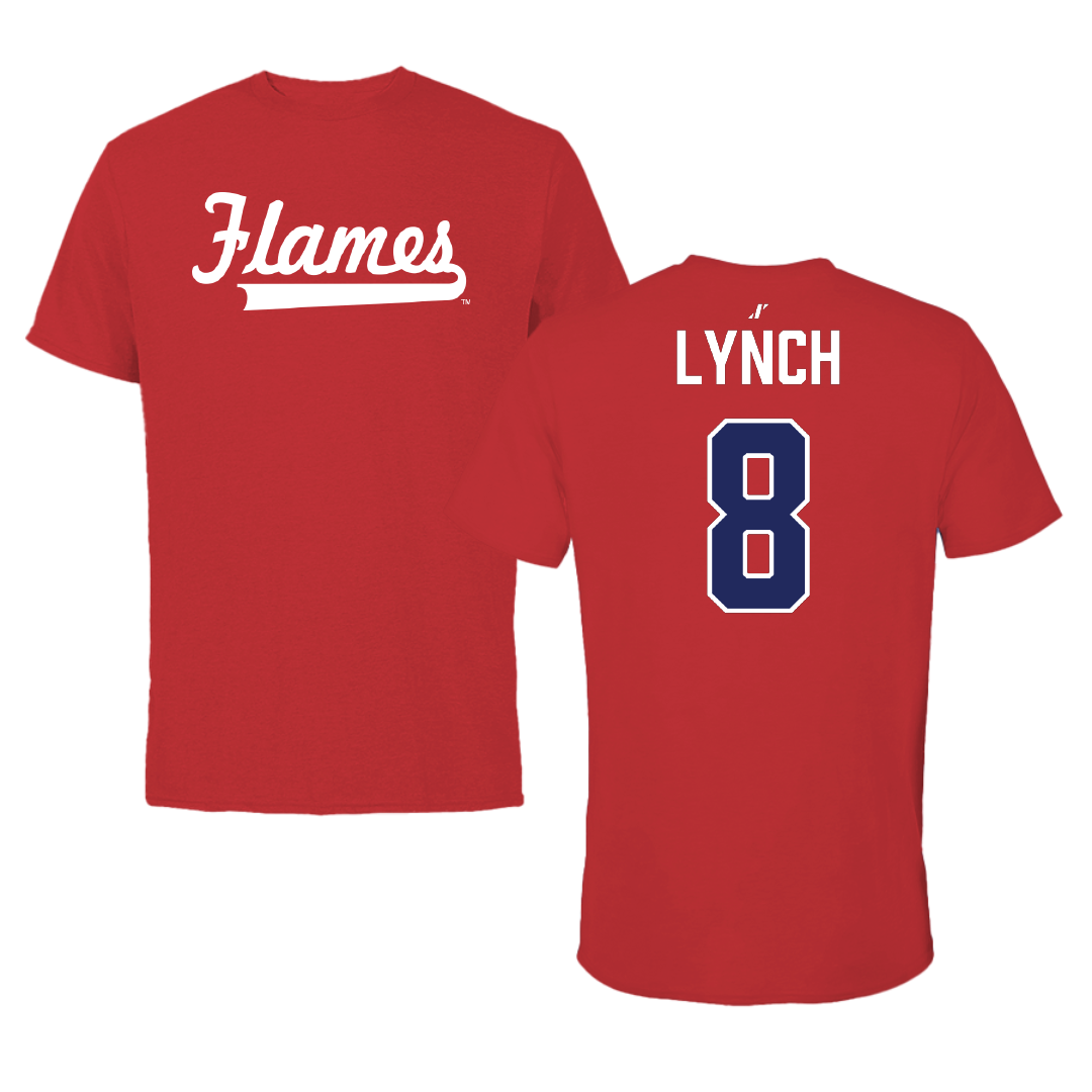 UIC Softball Red Tee - #8 Giovanna Lynch