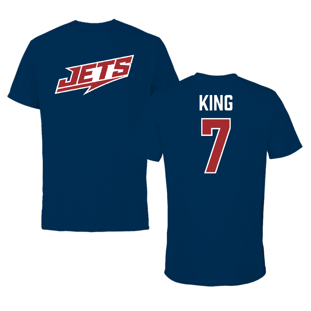 Newman University Bowling Navy Performance Tee - #7 Emalee King