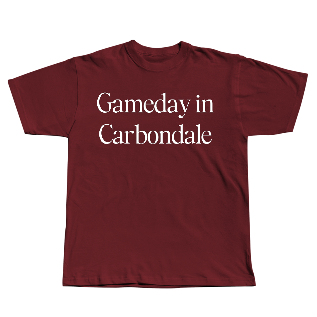 Southern Illinois University at Carbondale Football Maroon Gameday Tee - #11 Nahshawn Hezekiah