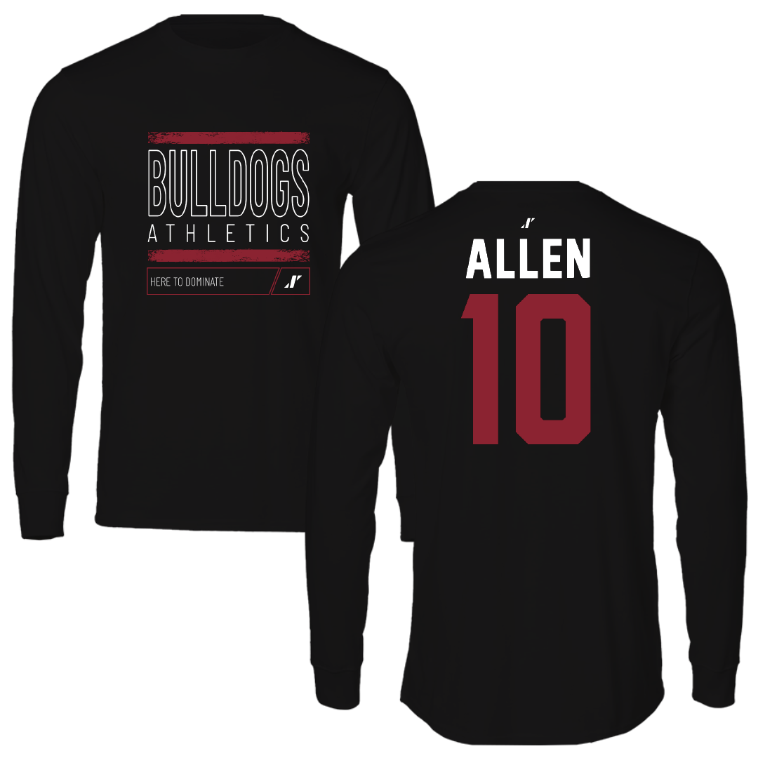 Dean College Soccer Black Dominate Long Sleeve - #10 Brian Allen