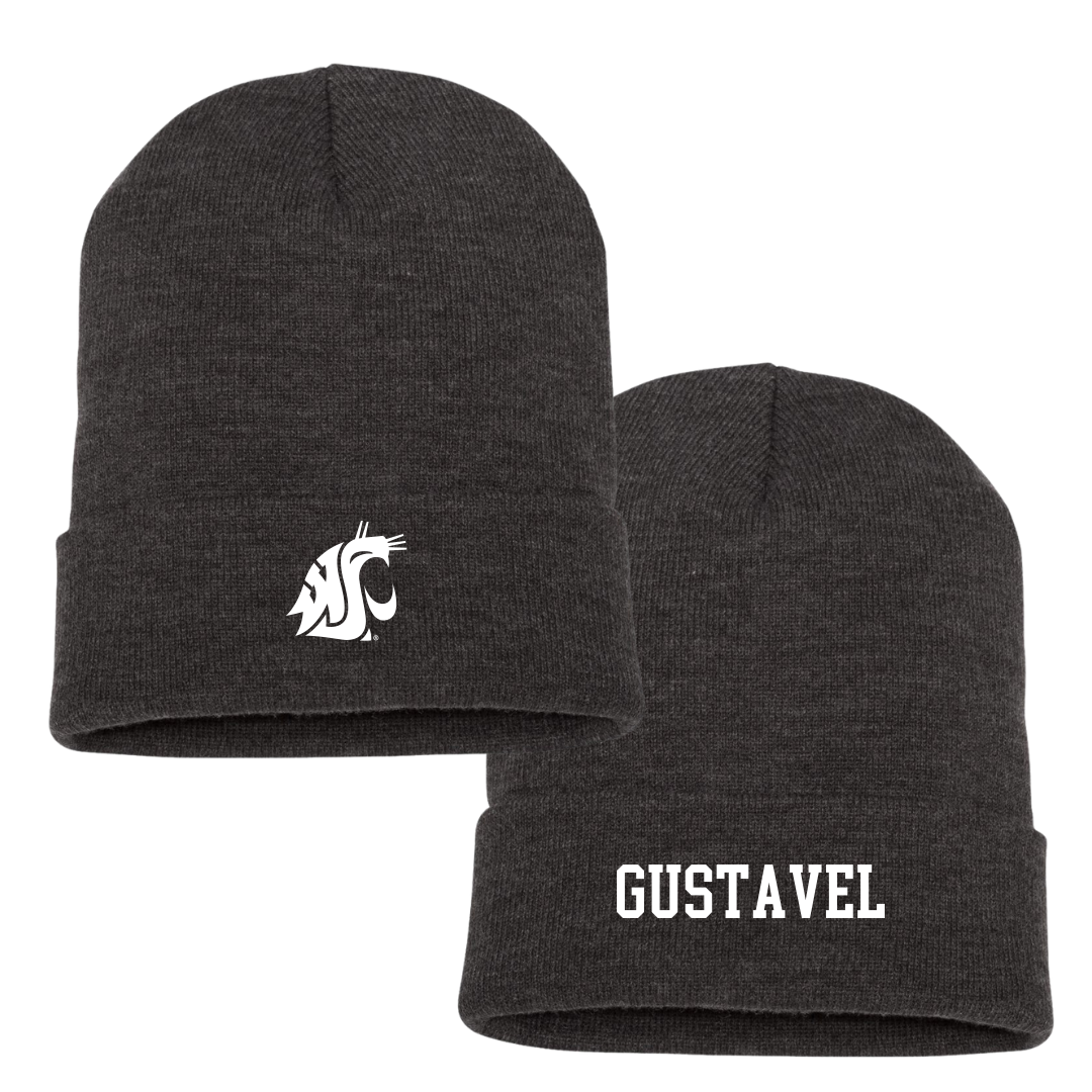Washington State University TF and XC Dark Gray Beanie - Alex Gustavel