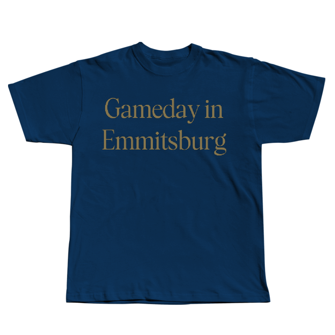 Mount St. Mary's University Baseball Navy Gameday Tee - #26 Jake Arnold