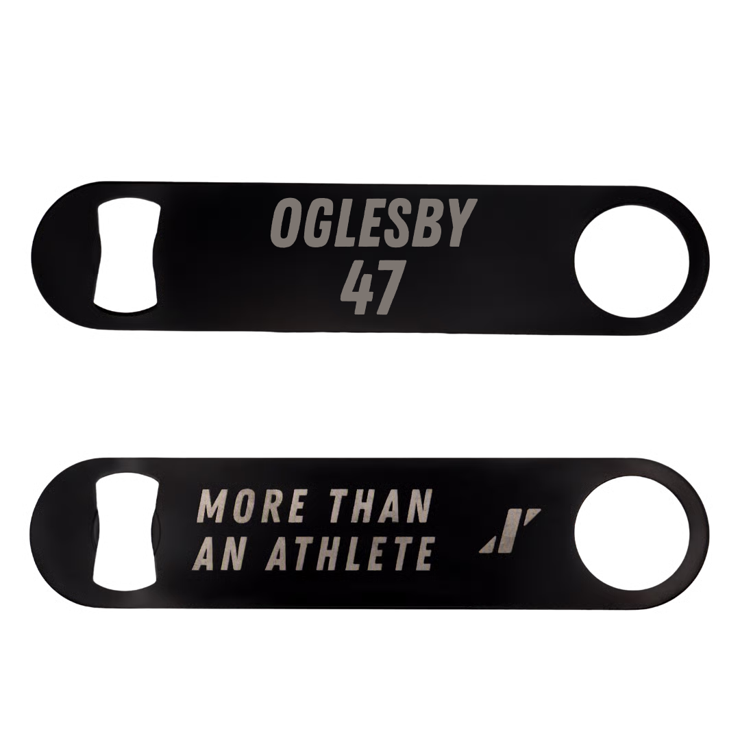 Football Black Bottle Opener - #47 Cedric Oglesby