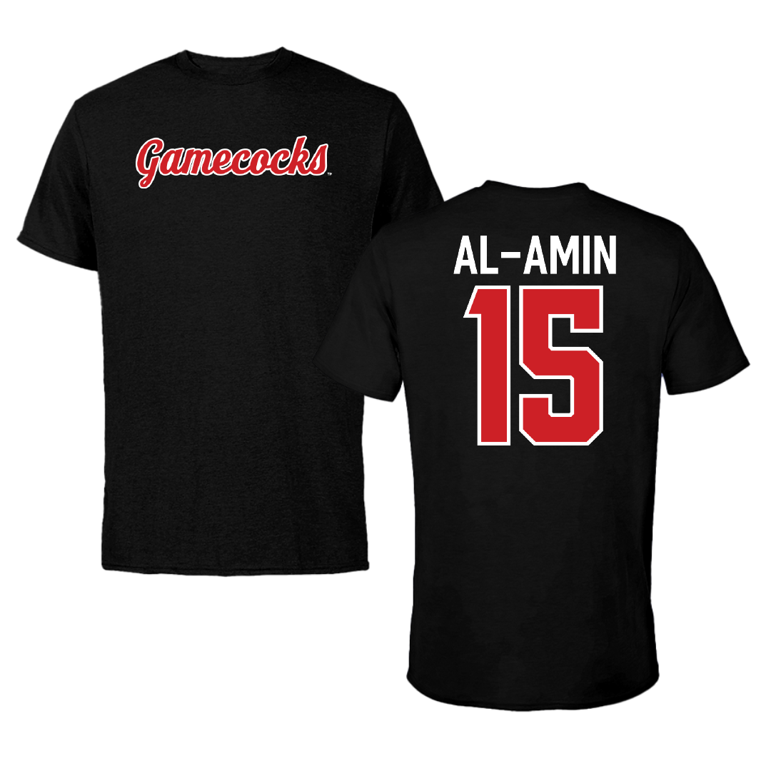 Jacksonville State University Football Black Tee - #15 Jibreel Al-Amin