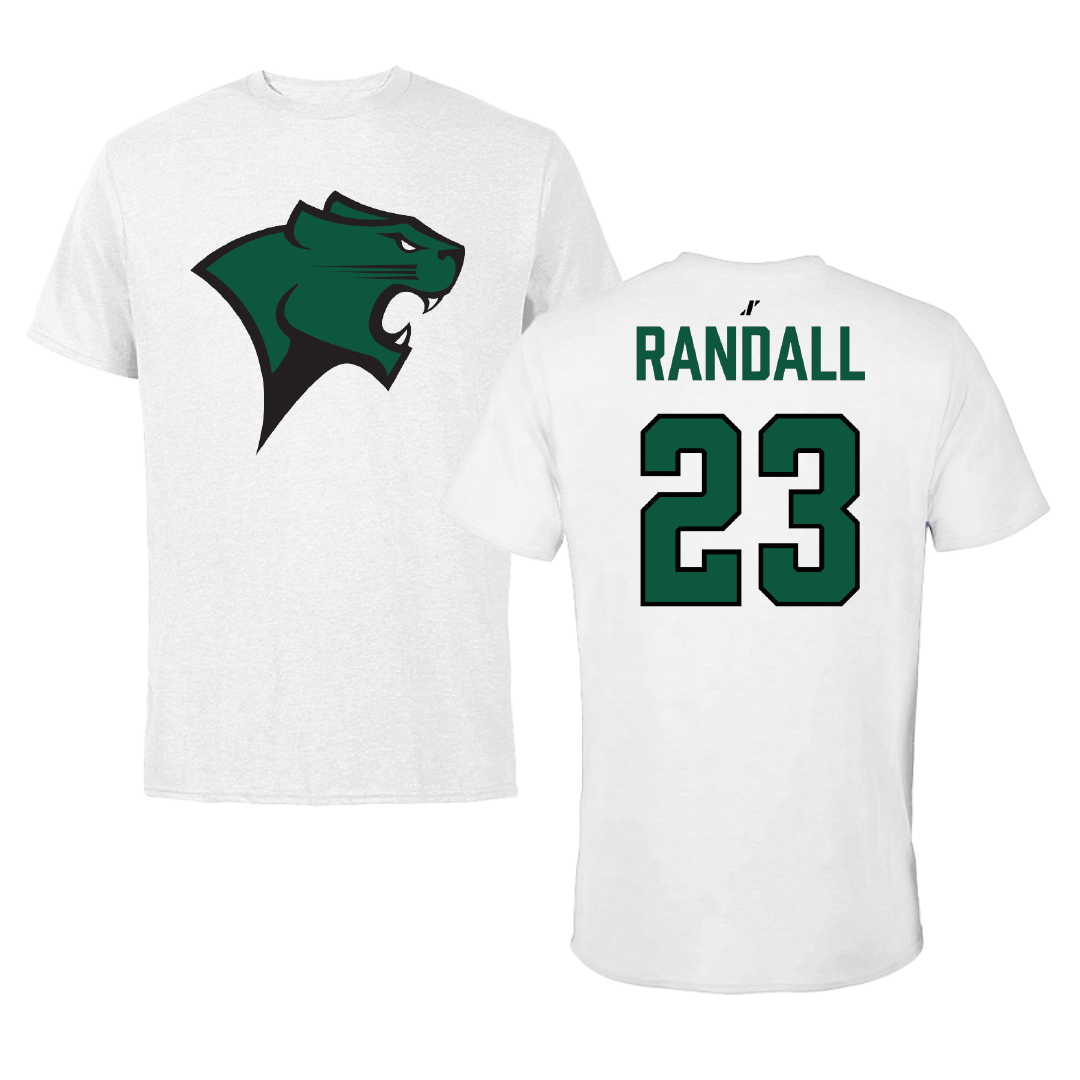 Chicago State University Basketball White Performance Tee - #23 Elani Randall