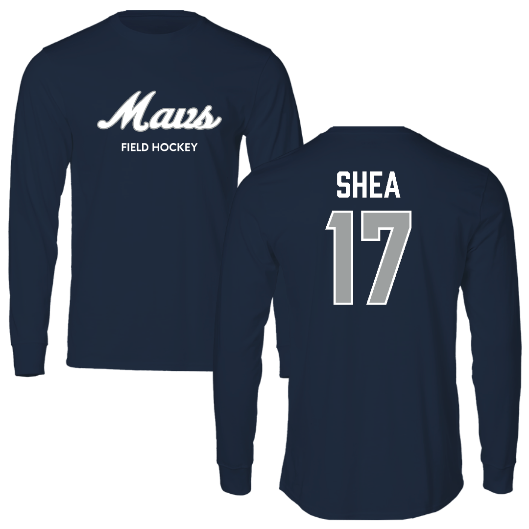 Mercy University Field Hockey (W) Navy Performance Long Sleeve - #17 Camryn Shea
