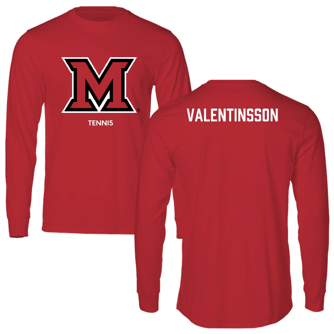 Miami University (Ohio) Tennis (W) Red Long Sleeve - Lovisa Valentinsson