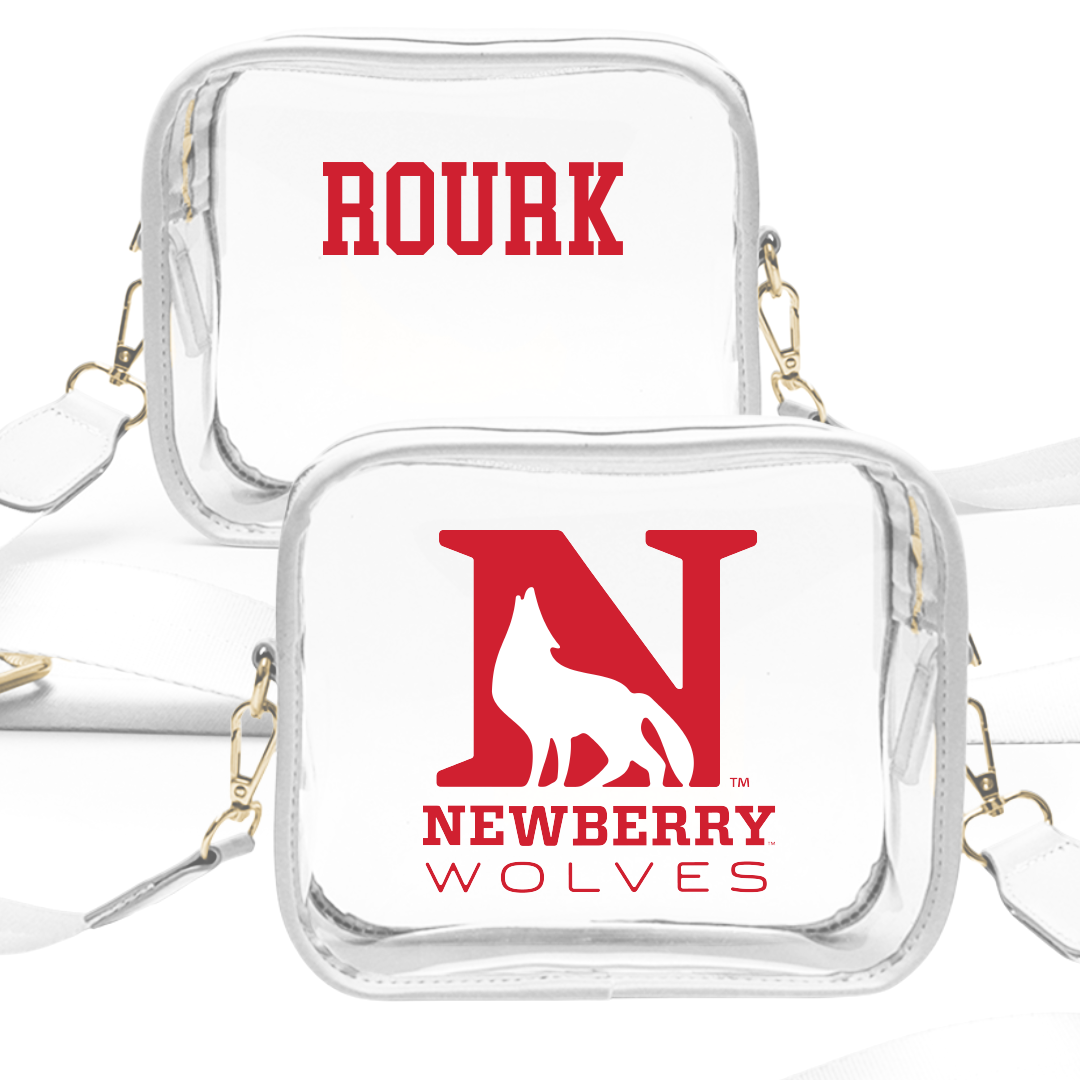 Newberry College Cheer White Clear Stadium Bag - Marley Rourk