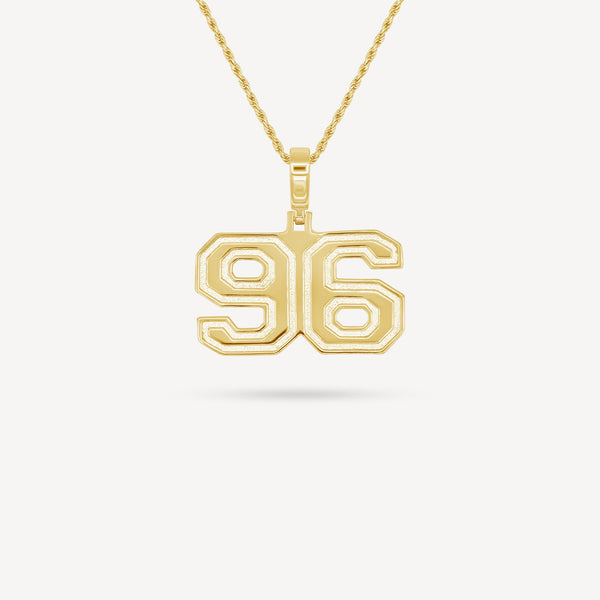 Gold Presidents Pendant and Chain - #96 Bryce Waszczyk