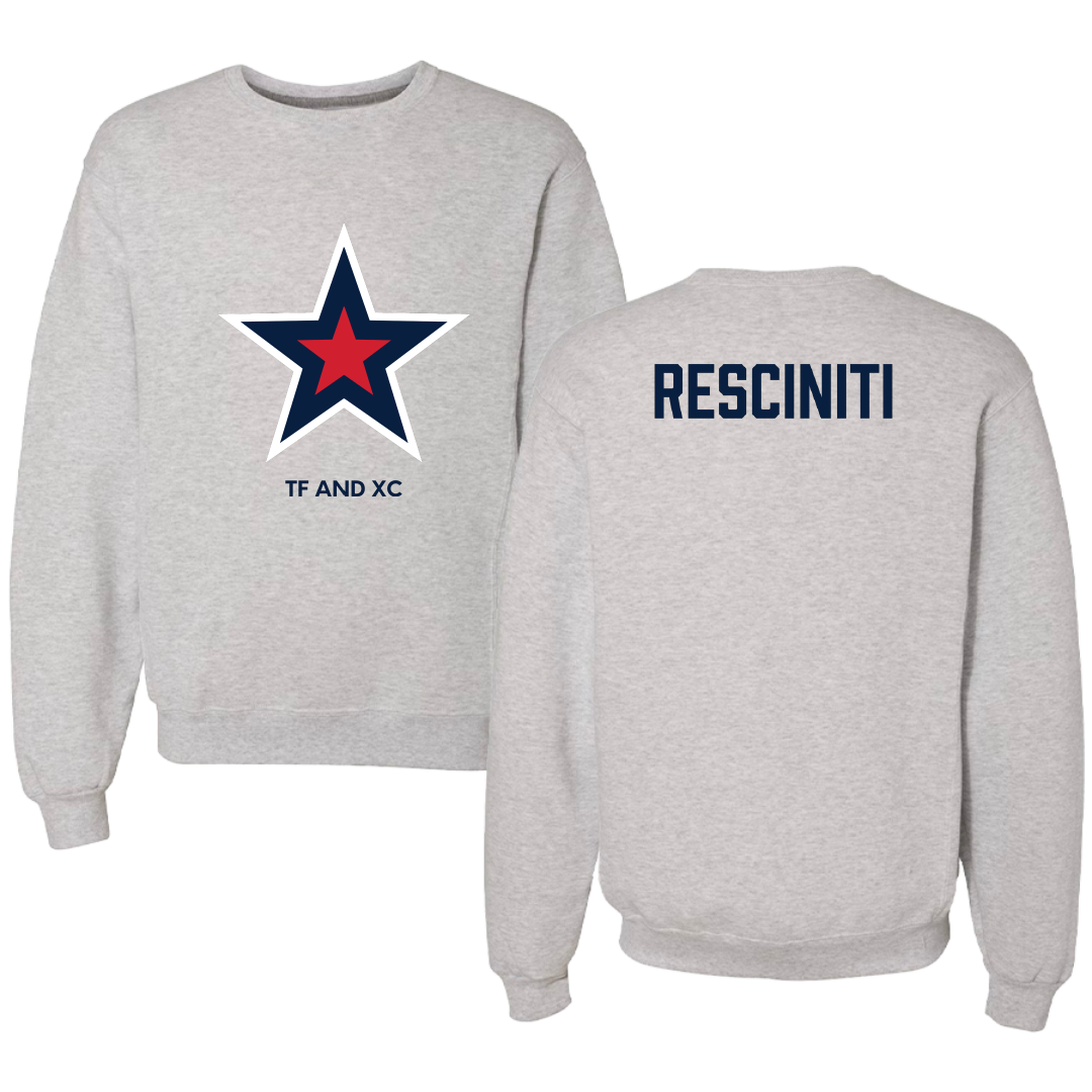 Robert Morris University TF and XC Light Gray Crewneck - Madelyn Resciniti