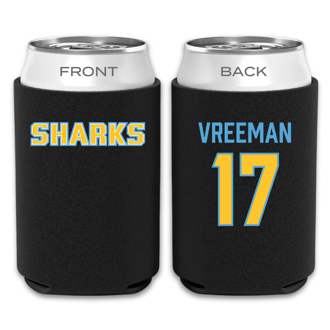 Long Island University Ice Hockey (W) Black Can Cooler - #17 Paige Vreeman