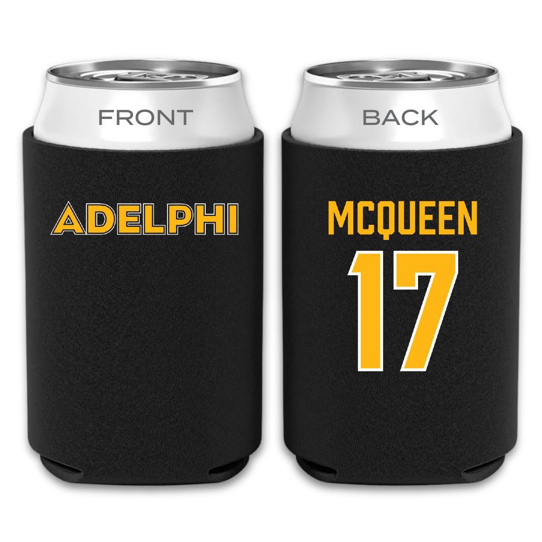 Adelphi University Volleyball (W) Black Can Cooler - #17 Macarty McQueen