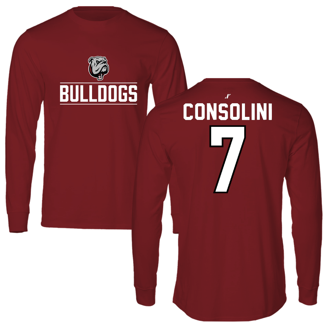 Dean College Soccer Cardinal General Long Sleeve - #7 Kacie Consolini
