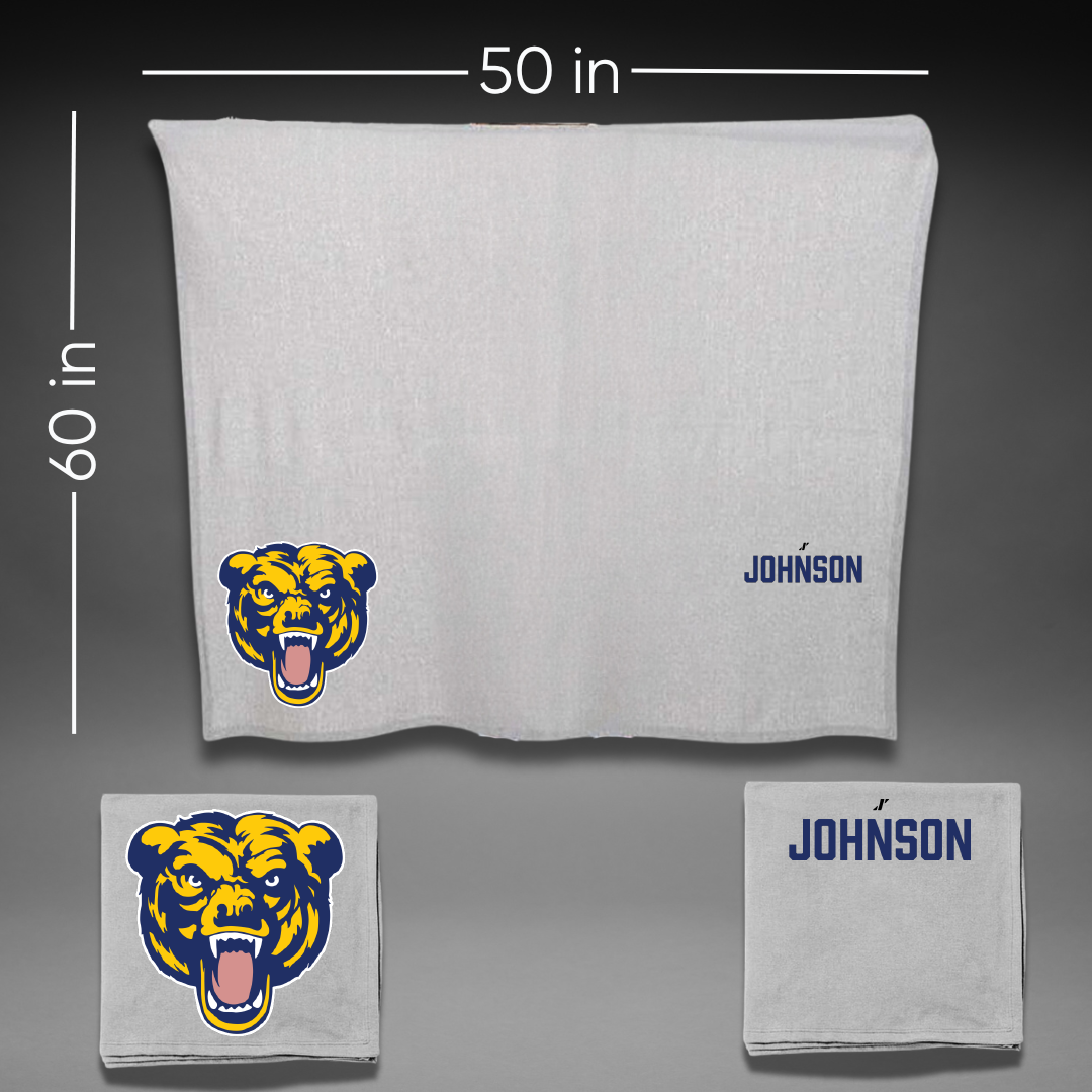Carolina University Baseball Gray Blanket - Patrick Johnson
