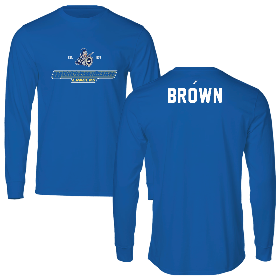 Worcester State University TF and XC Blue General Long Sleeve - Ryan Brown