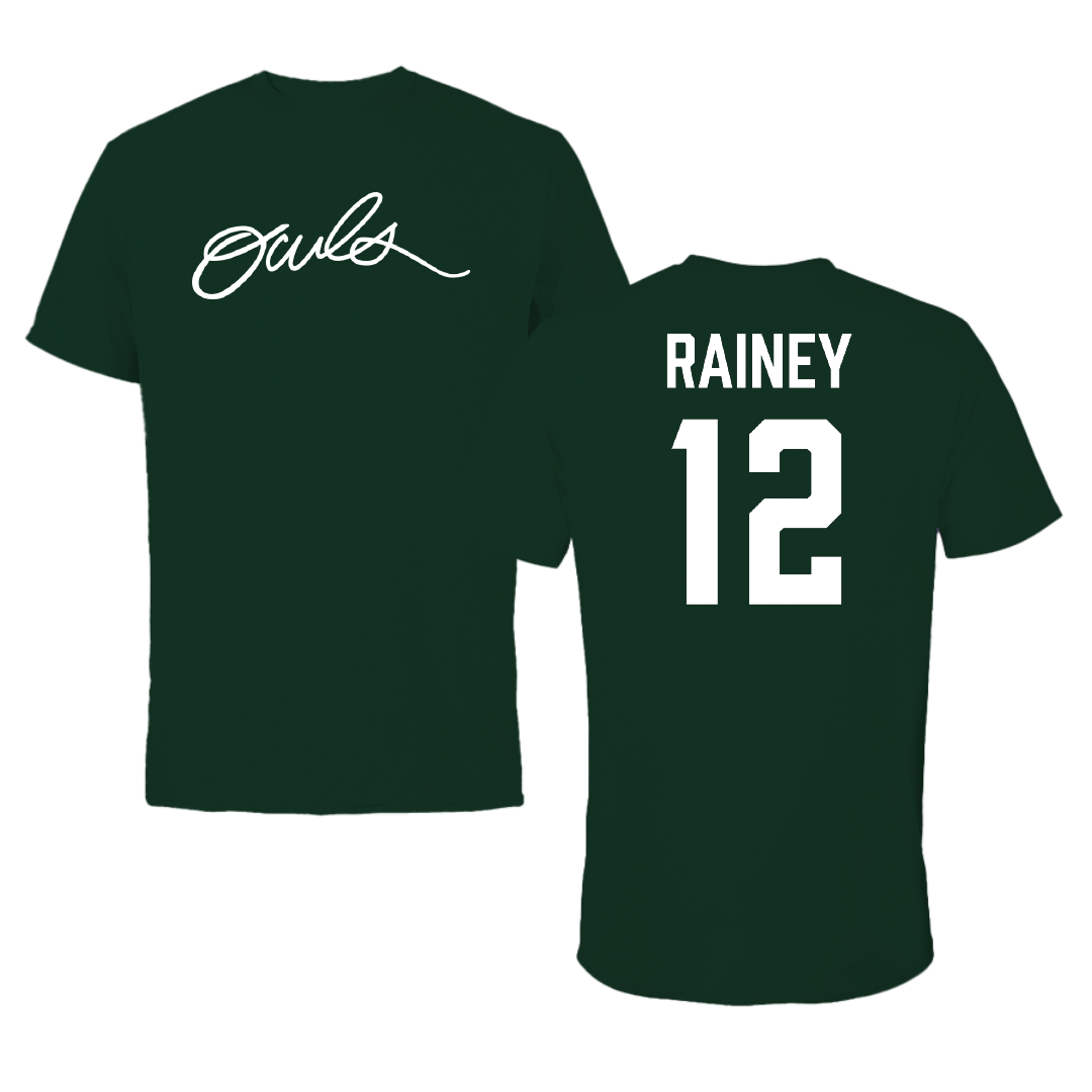 William Woods University Baseball Forest Green Tee - #12 Evan Rainey