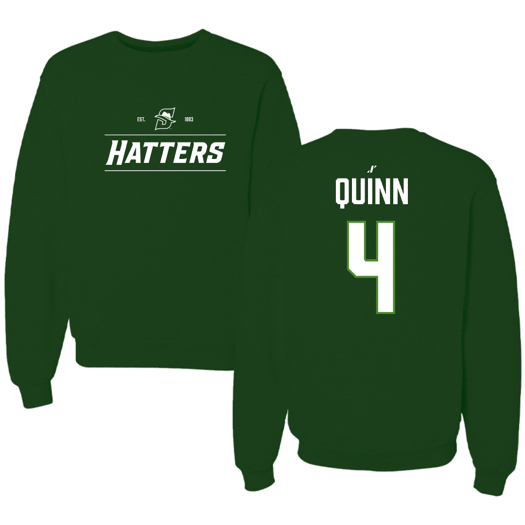Stetson University Softball Forest Green General Crewneck - #4 Madison Quinn