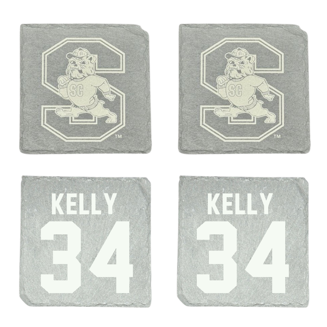 South Carolina State University Football Stone Coaster (4 Pack)  - #34 RJ Kelly