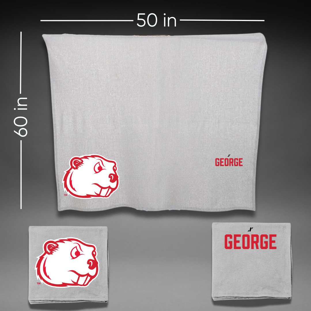 Minot State University Wrestling (M) Gray Blanket - Will George