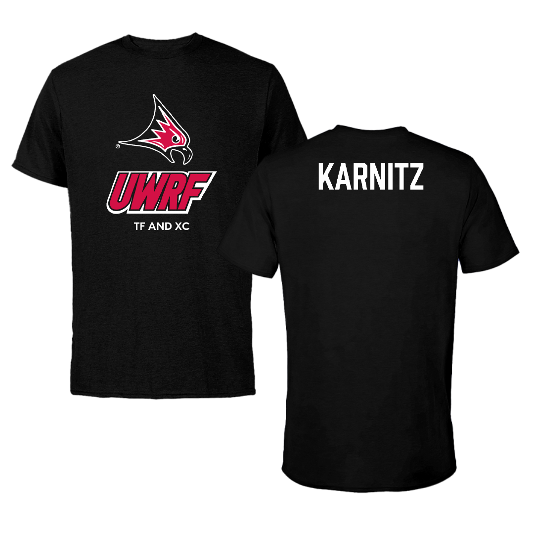 University of Wisconsin-River Falls TF and XC Black Performance Tee - Emma Karnitz