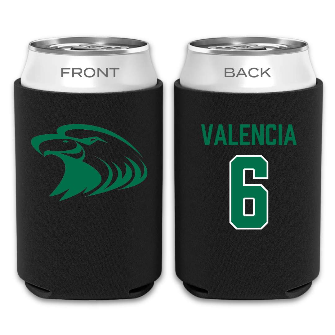 Central Methodist University Baseball Black Can Cooler - #6 Cruz Valencia