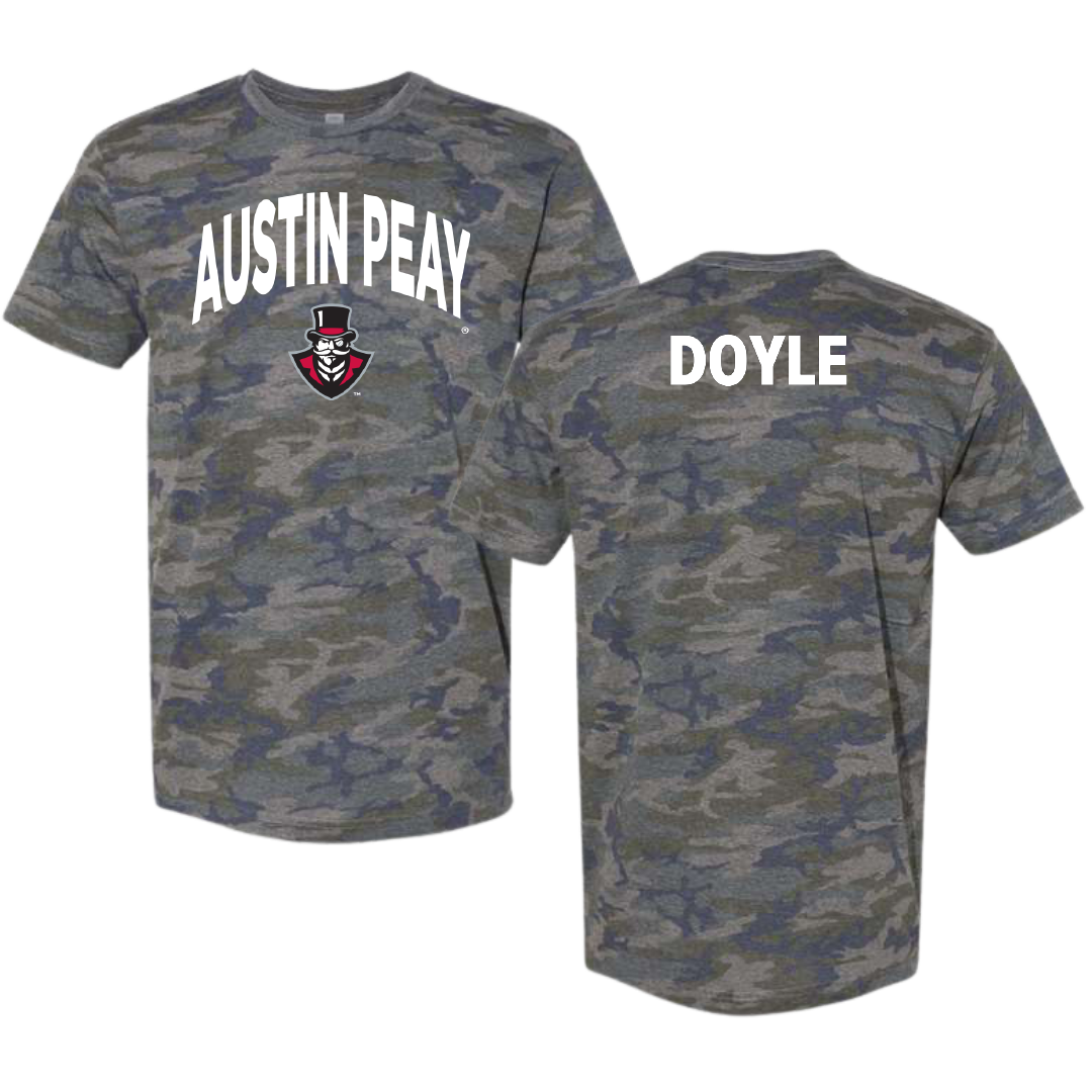 Austin Peay State University TF and XC Vintage Camo Tee - Ashley Doyle