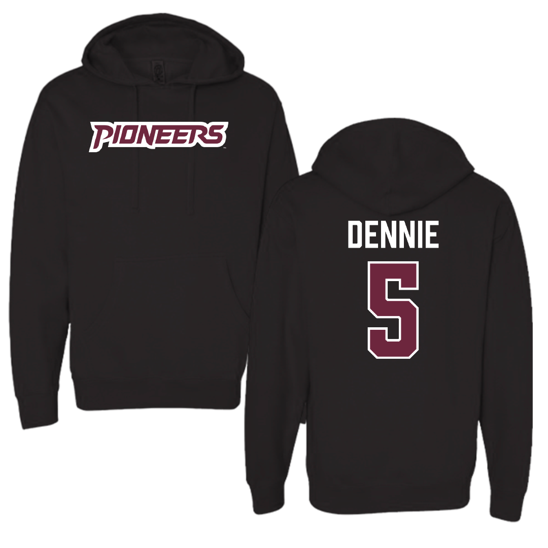 Texas Woman's University STUNT Black Hoodie - #5 Jocelyn Dennie