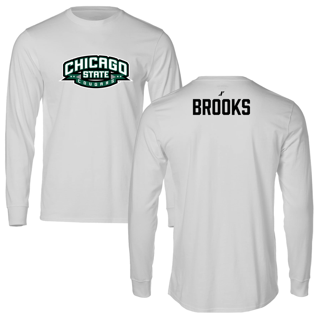 Chicago State University TF and XC Light Gray Performance Long Sleeve - Matthew Brooks