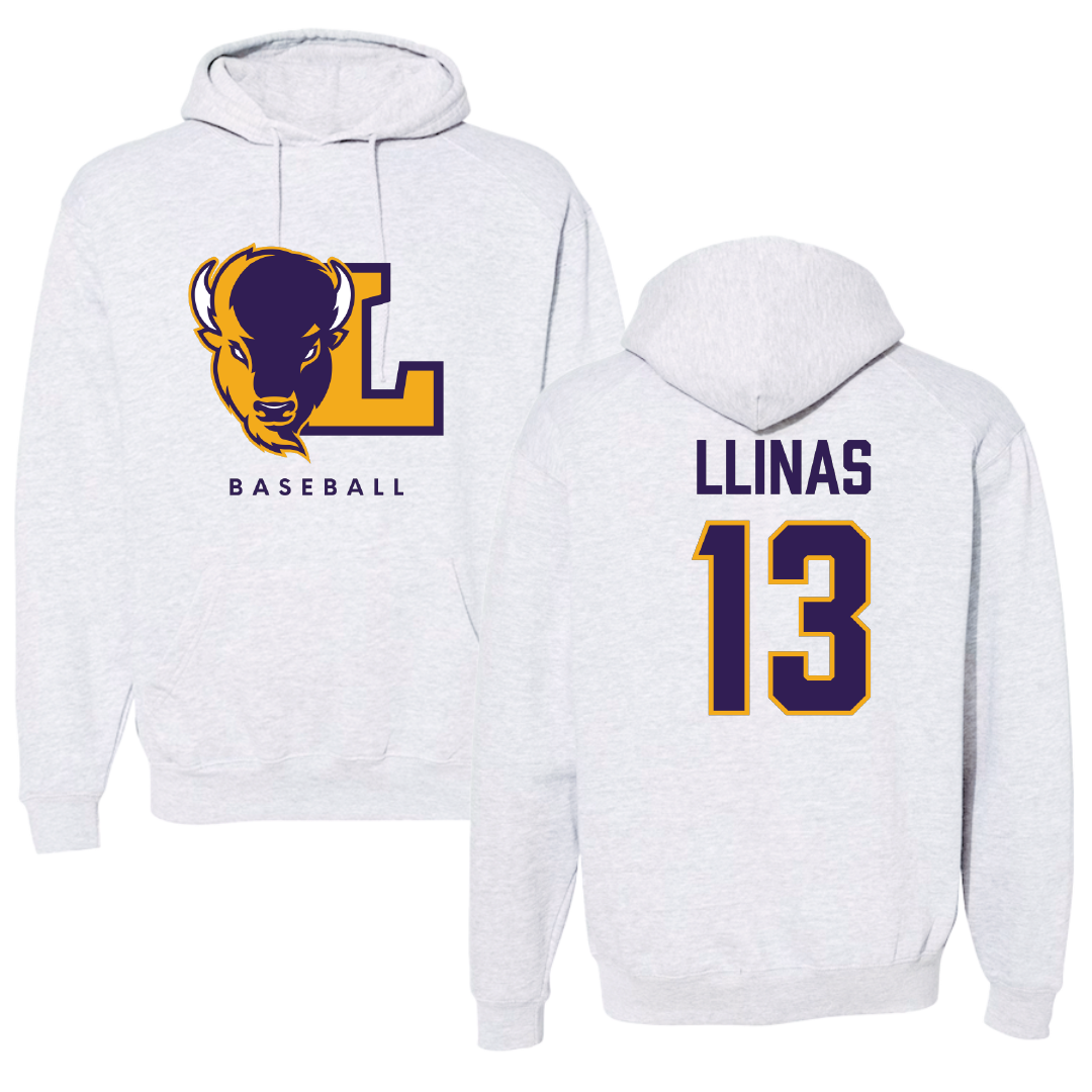 Lipscomb University Baseball Gray Hoodie - #13 Alexander Llinas