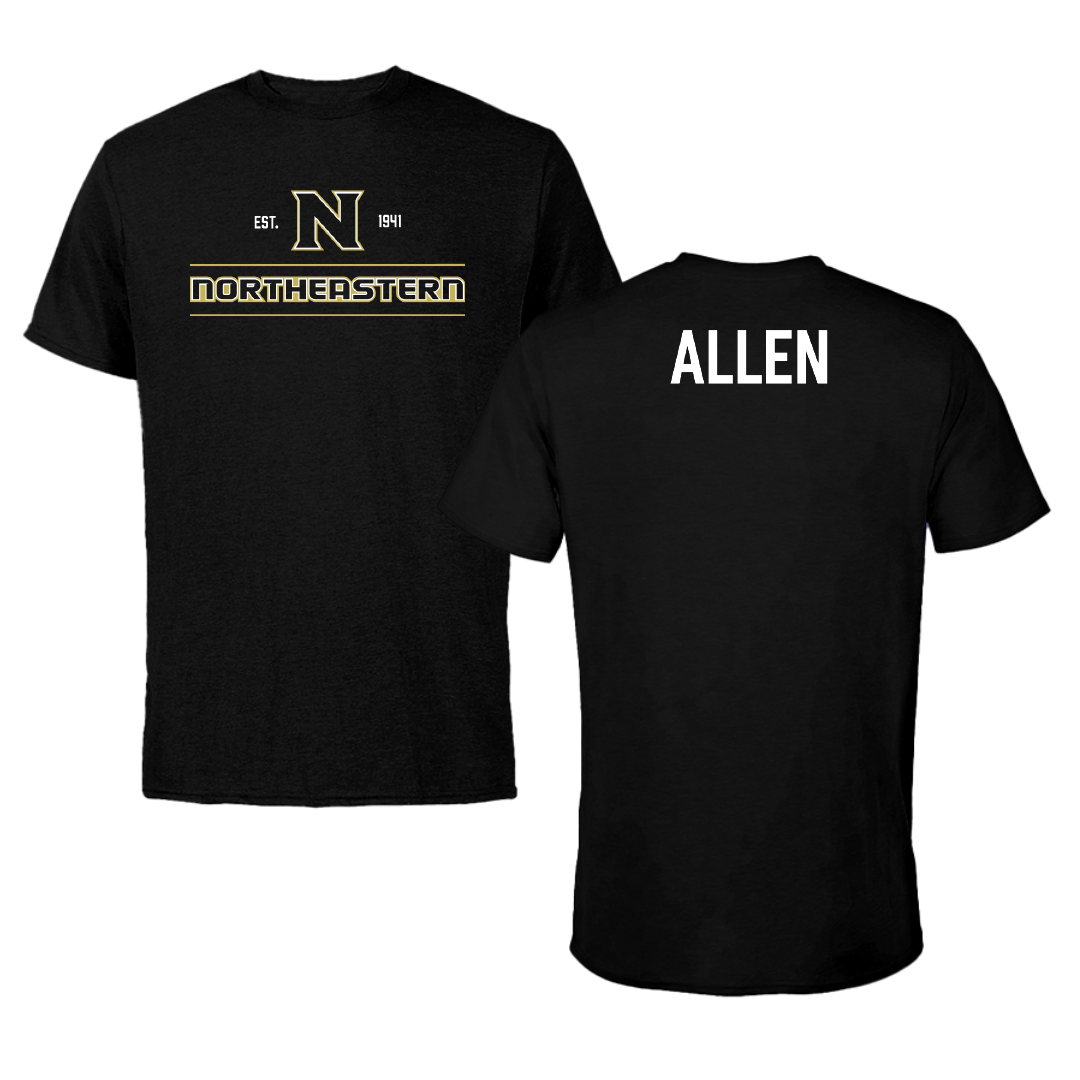 Northeastern Junior College Golf (M) Black General Tee - Alex Allen